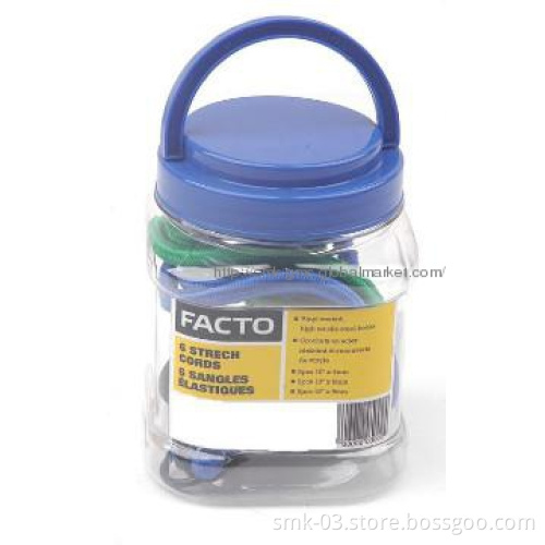 6 stretch cord rubber strap